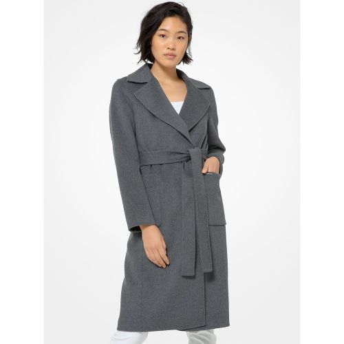 MK Manteau long en laine mélangée double face - Michael Kors - MICHAEL Michael Kors - Modalova