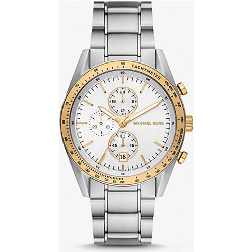 MK Montre Accelerator bicolore surdimensionnée - Michael Kors - Modalova