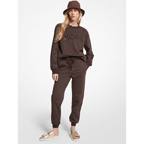 MK Pantalon de jogging en coton éponge à imprimé logo - Michael Kors - MICHAEL Michael Kors - Modalova