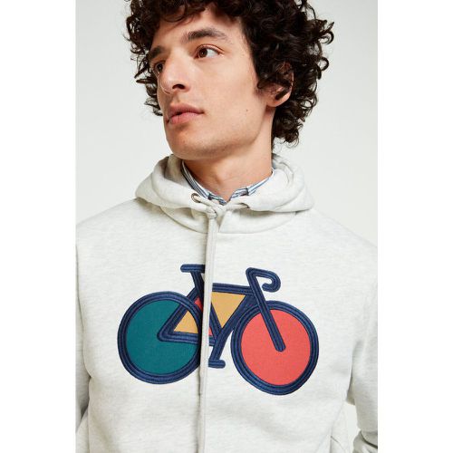 Sweat-shirt capuche bicyclette - Springfield - Modalova