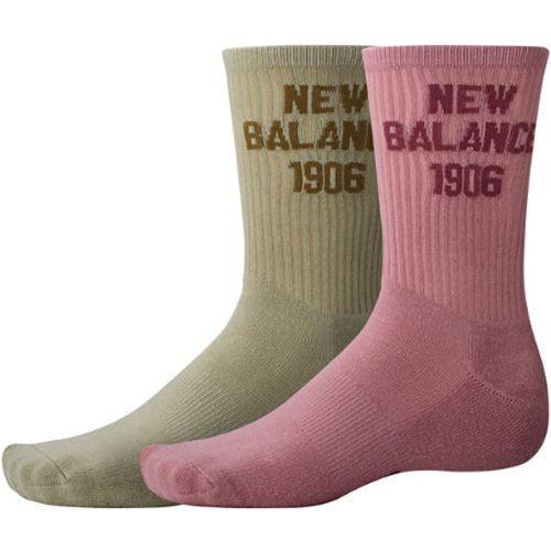 Unisexe 1906 Midcalf Socks 2 Pack en //, Cotton, Taille L - New Balance - Modalova