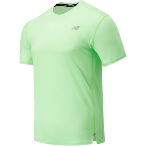 Top à manches courtes Impact Run en , Poly Knit, Taille XL - New Balance - Modalova