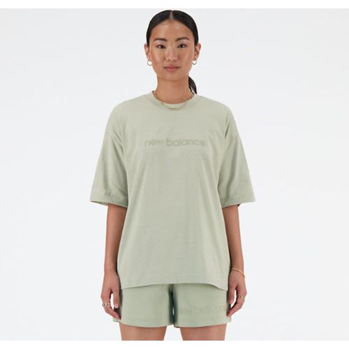 Hyper Density Jersey Oversized T-Shirt en , Cotton Jersey, Taille L - New Balance - Modalova