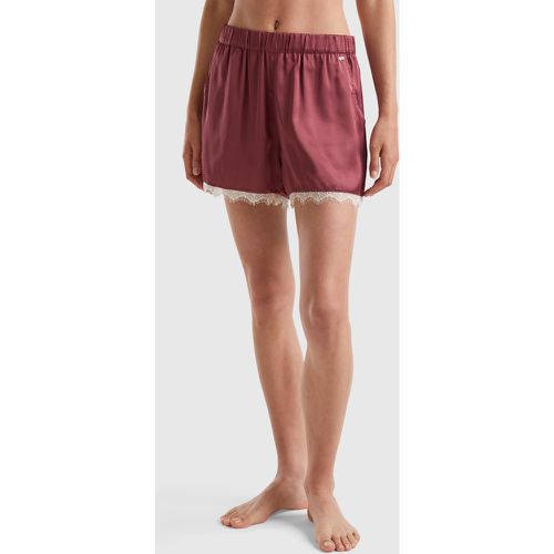 Benetton, Short En Satin, taille L, - United Colors of Benetton - Modalova