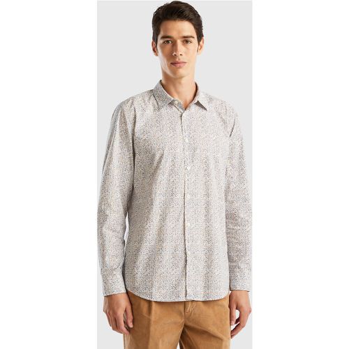 Benetton, Chemise Ajustée À Motif, taille XXXL, Multicolore - United Colors of Benetton - Modalova