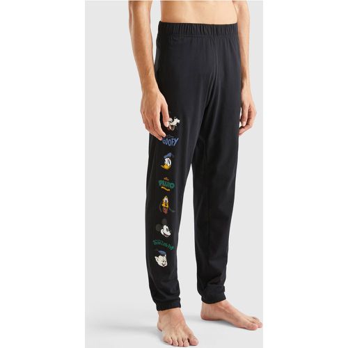 Benetton, Pantalon Disney 100% Coton, taille L, Noir - United Colors of Benetton - Modalova