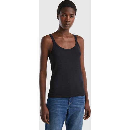 Benetton, Débardeur Noir En Pur Coton, taille M, Noir - United Colors of Benetton - Modalova