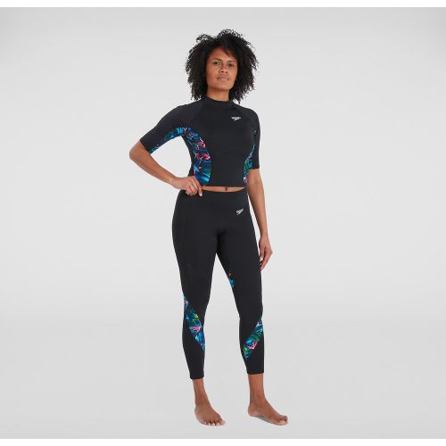Legging Femme Printed noir/rose - Speedo - Modalova