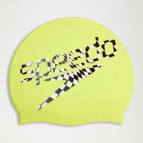 Bonnet Adulte Silicone imprimé jaune/noir - Speedo - Modalova