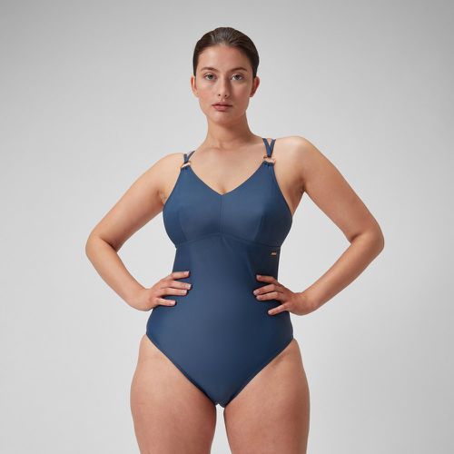 Maillot de bain 1 pièce à bretelles Shapings Bleu épicéa - Speedo - Modalova