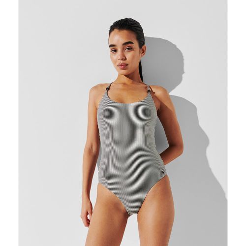 Maillot De Bain À Rayures Ikon, , -, Taille: XXL - Karl Lagerfeld - Modalova