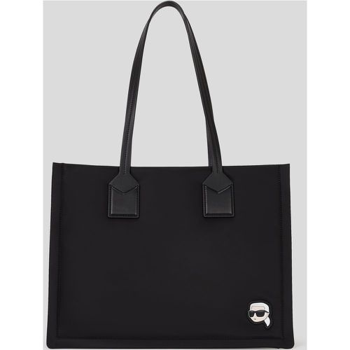 Sac Cabas Carré Medium En Nylon Ikon, , , Taille: X00 - Karl Lagerfeld - Modalova