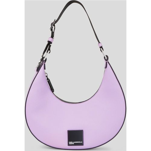 Klj Box Logo Half-moon Shoulder Bag, , , Taille: One size - Karl Lagerfeld - Modalova
