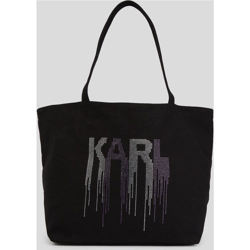 Sac Shopper Orné De Strass K/letters, , , Taille: X00 - Karl Lagerfeld - Modalova