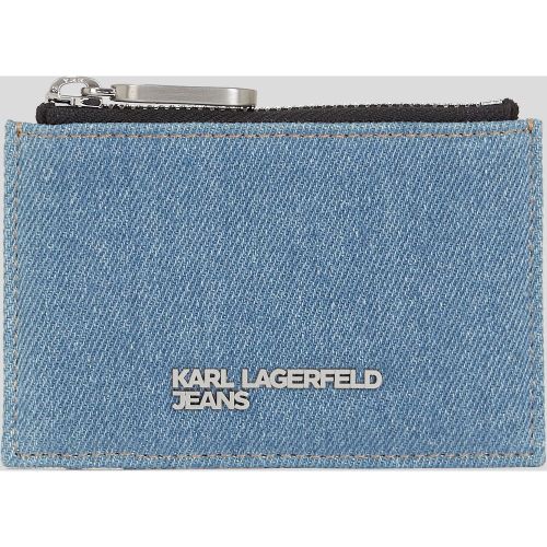 Metal Klj Logo Denim Cardholder, , , Taille: X00 - Karl Lagerfeld - Modalova