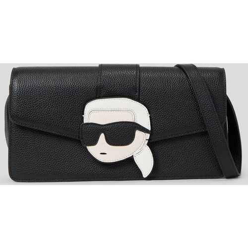 Petit Sac Porté Épaule En Cuir Grainé Ikon, , , Taille: X00 - Karl Lagerfeld - Modalova