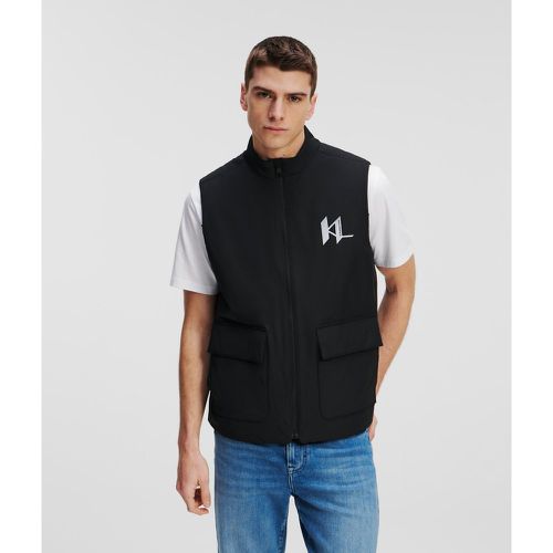 Veste Kl Monogram Sans Manches Et Rembourrée, , , Taille: XL - Karl Lagerfeld - Modalova