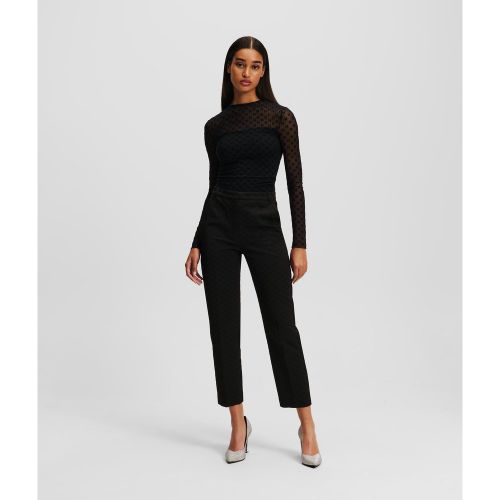 Pantalon Ajusté Monogram, , , Taille: 34 - Karl Lagerfeld - Modalova
