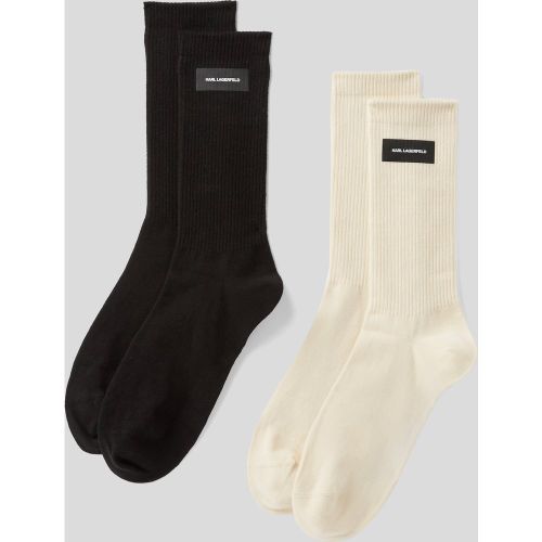 Chaussettes À Logo Essential – Lot De 2 paires, , -, Taille: X00 - Karl Lagerfeld - Modalova