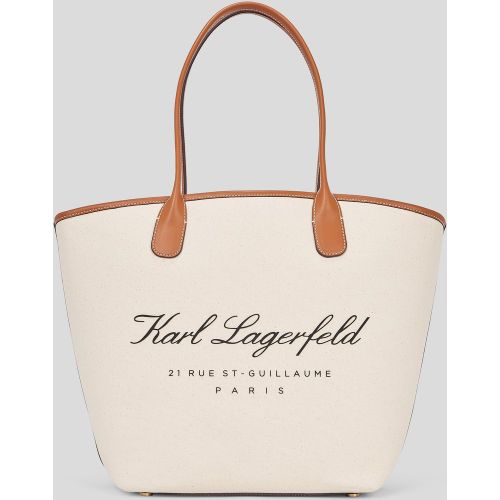 Sac Cabas En Toile Hotel Karl De Taille Moyenne, , , Taille: One size - Karl Lagerfeld - Modalova