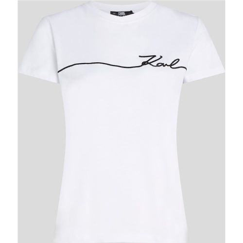 T-shirt Karl Signature, , , Taille: XM - Karl Lagerfeld - Modalova
