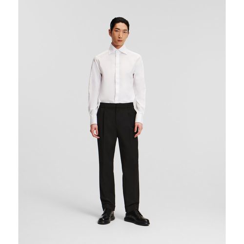 Pantalon Décontracté En Laine Mélangée, , , Taille: XL - Karl Lagerfeld - Modalova