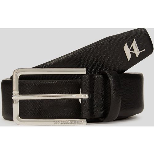 K/monogram Leather Belt, , , Taille: XL - Karl Lagerfeld - Modalova