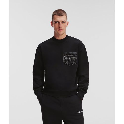 Sweat-shirt À Poche En Bouclé, , , Taille: XL - Karl Lagerfeld - Modalova