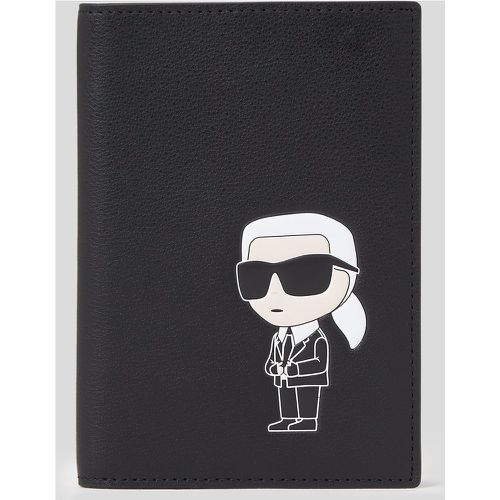 Étui Pour Passeport En Cuir K/ikonik, , , Taille: X00 - Karl Lagerfeld - Modalova