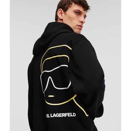 Sweat À Capuche Ikon À L'effigie De Karl, , , Taille: XL - Karl Lagerfeld - Modalova