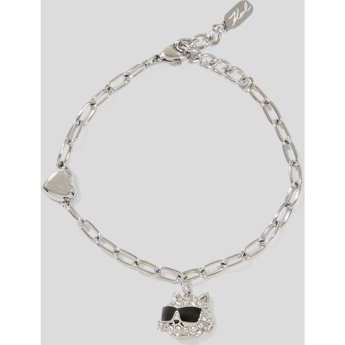 Bracelet À Breloque Choupette Pavé Ikon, , , Taille: L00 - Karl Lagerfeld - Modalova