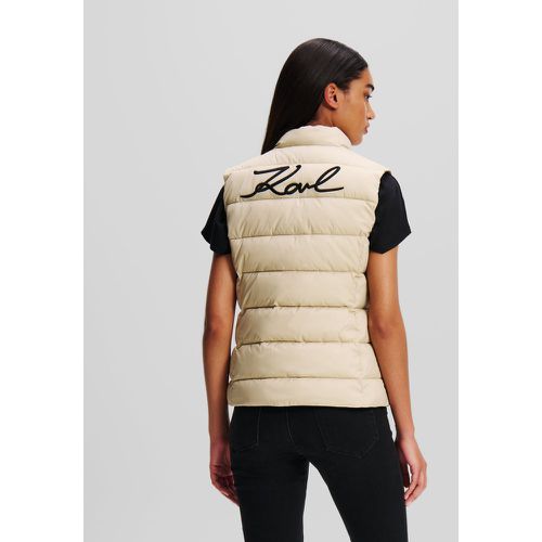 Gilet Matelassé Karl Signature, , , Taille: X38 - Karl Lagerfeld - Modalova