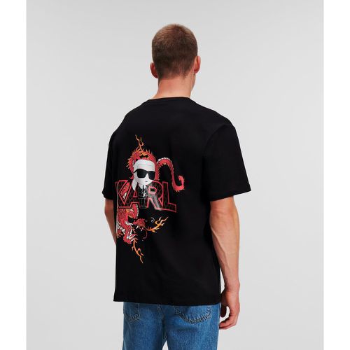 T-shirt K/ikonik Nouvel An Lunaire, , , Taille: XM - Karl Lagerfeld - Modalova