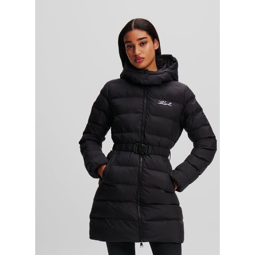 Longue Veste Matelassée Karl Signature, , , Taille: X42 - Karl Lagerfeld - Modalova