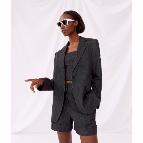 Blazer Au Look Denim Karl X Amber Valletta, , , Taille: 34 - Karl Lagerfeld - Modalova