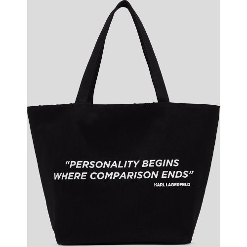 Sac Cabas Réversible K/quote, , , Taille: One size - Karl Lagerfeld - Modalova