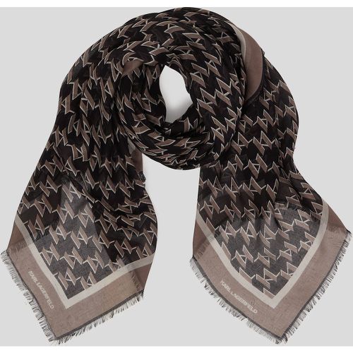 Foulard Carré K/monogram, , , Taille: X00 - Karl Lagerfeld - Modalova