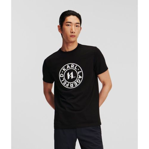 T-shirt Avec Logo Rond, , /, Taille: L - Karl Lagerfeld - Modalova