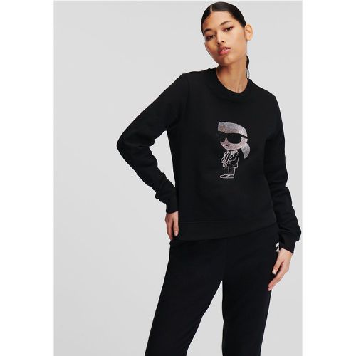 Sweat-shirt Karl À Strass Ikon, , , Taille: XL - Karl Lagerfeld - Modalova