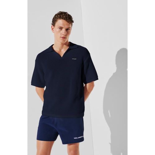 Polo En Crochet Hotel Karl, , , Taille: L - Karl Lagerfeld - Modalova