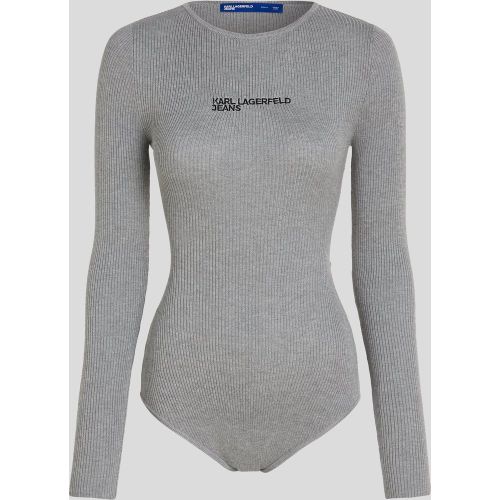 Body Avec Découpe Dans Le Dos, , GRIS MOYEN CHINÉ, Taille: L - KL Jeans - Modalova