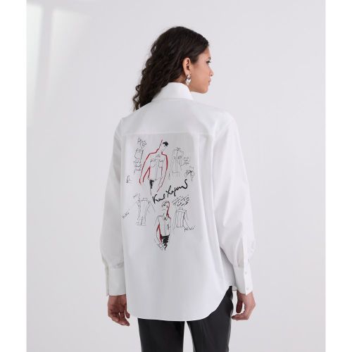 Chemise En Popeline Karl Series, , , Taille: X38 - Karl Lagerfeld - Modalova