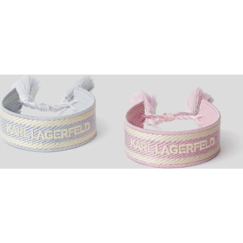 Bracelets Tissés K/essential – Lot De 2, , , Taille: X00 - Karl Lagerfeld - Modalova