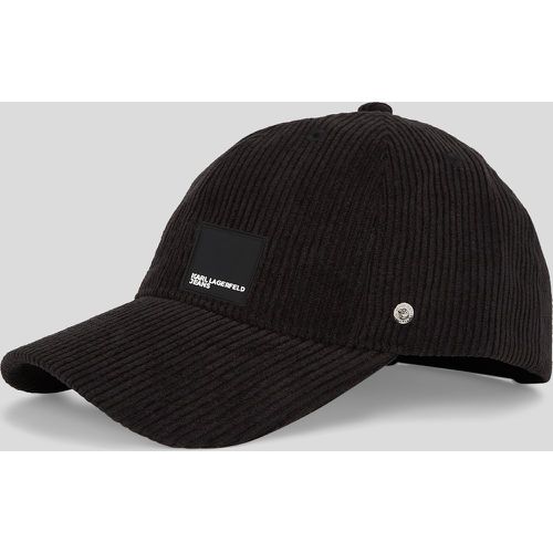 Casquette En Velours Côtelé Avec Logo Klj Encadré, , , Taille: X00 - KL Jeans - Modalova