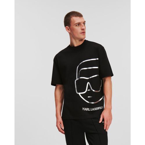 T-shirt Métallisé K/ikonik, , , Taille: XL - Karl Lagerfeld - Modalova