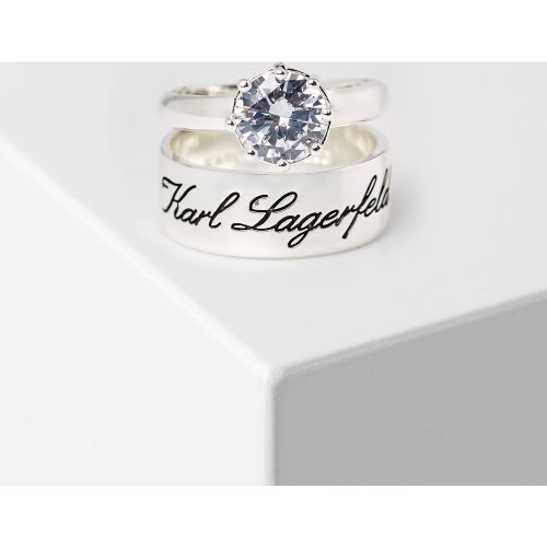 Double Bague Hotel Karl, , , Taille: L - Karl Lagerfeld - Modalova