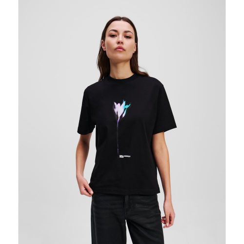 T-shirt À Imprimé Floral, , , Taille: L - Karl Lagerfeld - Modalova