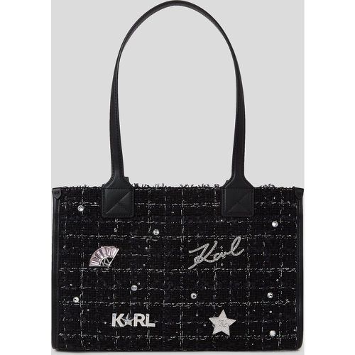 Cabas De Taille Moyenne En Bouclé K/skuare, , /, Taille: X00 - Karl Lagerfeld - Modalova