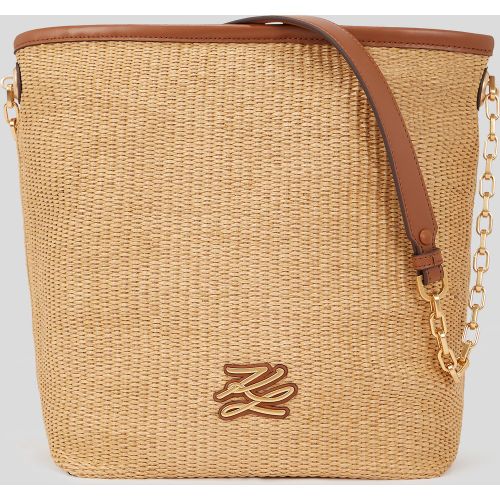 Sac Seau En Raphia K/autograph Taille Moyenne, , -, Taille: X00 - Karl Lagerfeld - Modalova