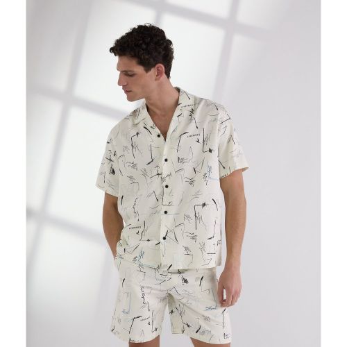 All-over-print Bowling Shirt, , , Taille: L - Karl Lagerfeld - Modalova